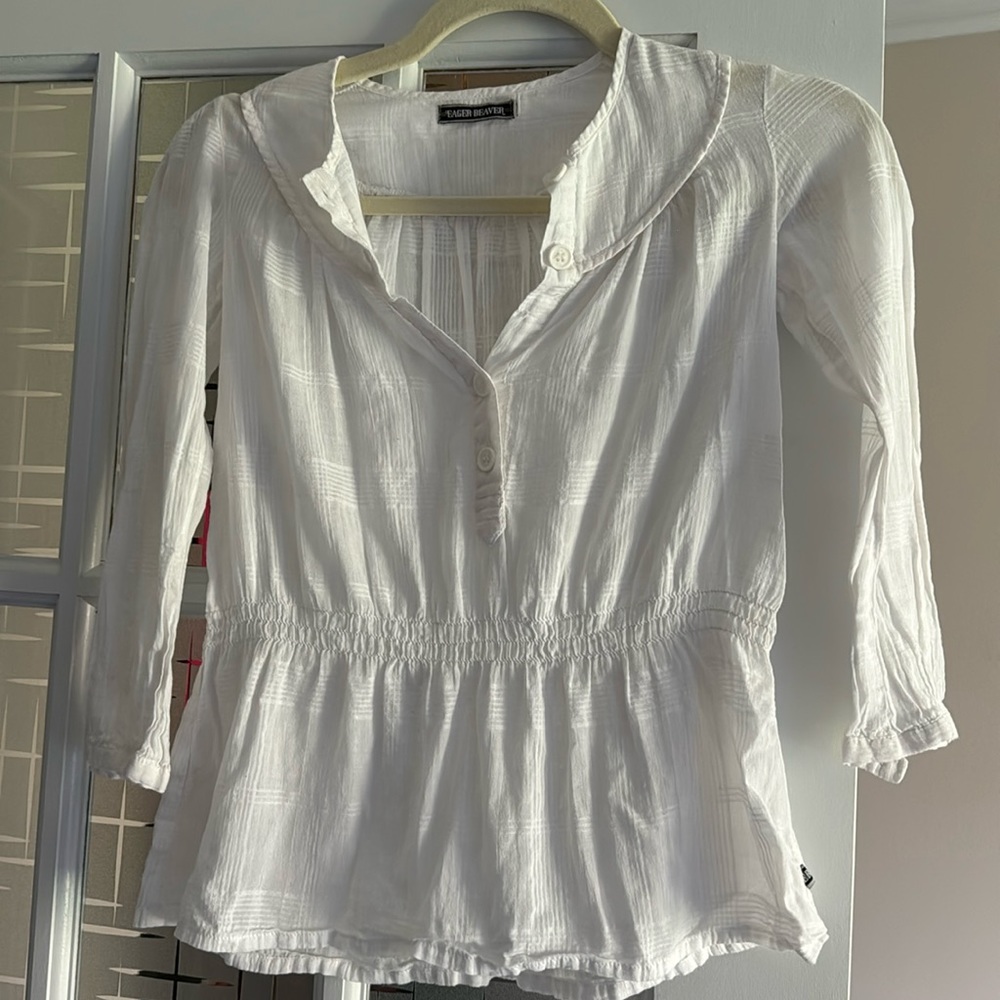 Eager Beaver girls summer shirt. Size 116.